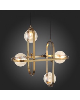 SL1201.203.04 Светильник подвесной ST-Luce Бронзовый/Коньячный G9 4*5W CIRCONO-foto3