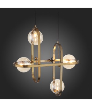 SL1201.203.04 Светильник подвесной ST-Luce Бронзовый/Коньячный G9 4*5W CIRCONO-foto3