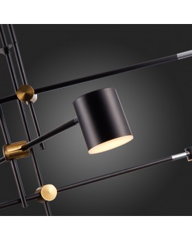 SL1604.432.06 Светильник потолочный ST-Luce Черный, Латунь/Черный LED 6*5W 3000K RODRIGO-foto3