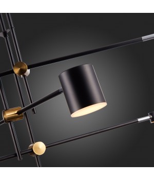 SL1604.432.06 Светильник потолочный ST-Luce Черный, Латунь/Черный LED 6*5W 3000K RODRIGO-foto3