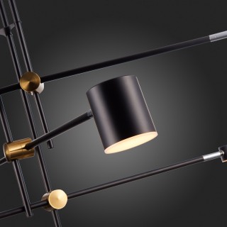 SL1604.432.06 Светильник потолочный ST-Luce Черный, Латунь/Черный LED 6*5W 3000K RODRIGO-foto3