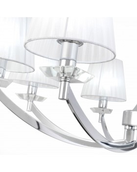 SL1756.103.08 Светильник подвесной ST-Luce Хром/Светло-серый E14 8*40W BELLO-foto11