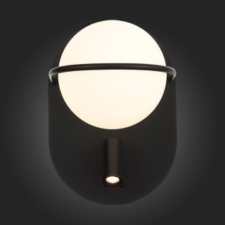 SL395.411.02 Бра ST-Luce Черный/Белый LED 1+1*8+3W 4000K DONOLO-foto3