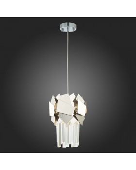 SL1232.103.01 Подвес ST-Luce Хром/Прозрачный, Хром E14 1*60W CASERTA-foto4