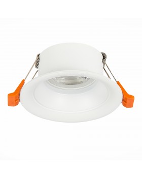 ST200.508.01 Св-к встр. Мат. белый GU10 1*50W D89xH40 220V Без ламп BARRA-foto2