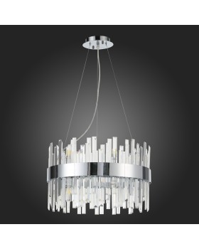 SL1160.103.12 Люстра подвесная ST-Luce Хром/Хром, Прозрачный G9 12*5W BAFO-foto6