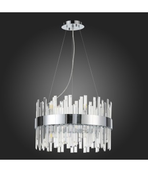 SL1160.103.12 Люстра подвесная ST-Luce Хром/Хром, Прозрачный G9 12*5W BAFO-foto6