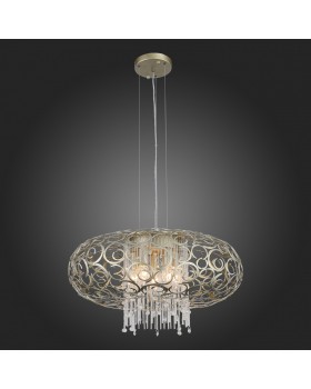 SL1101.203.10 Люстра подвесная ST-Luce Шампань/Шампань, Прозрачный E14 10*40W DOLCIMA-foto3