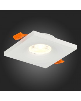 ST205.518.01 Св-к встр. Мат. белый GU10 1*50W L94xW94xH27 220V Без ламп GERA-foto7