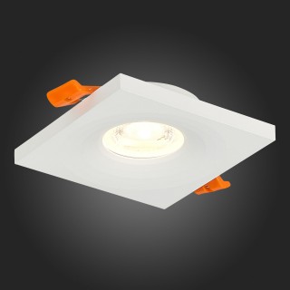 ST205.518.01 Св-к встр. Мат. белый GU10 1*50W  L94xW94xH27 220V Без ламп GERA-foto7