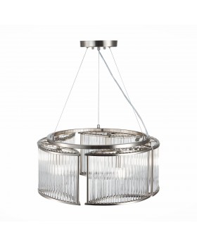 SL1627.103.05 Люстра подвесная ST-Luce Хром/Прозрачный E14 5*40W Velletri-foto3