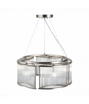 SL1627.103.05 Люстра подвесная ST-Luce Хром/Прозрачный E14 5*40W Velletri-foto3