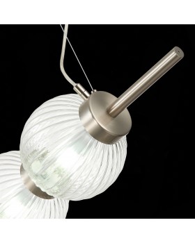 SL1155.113.03 Светильник подвесной ST-Luce Никель/Прозрачный E14 3*40W MARENA-foto6