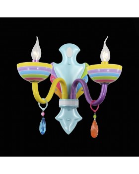 SL672.781.02 Бра ST-Luce Разноцветный/Разноцветный E14 2*40W ORNATO-foto4