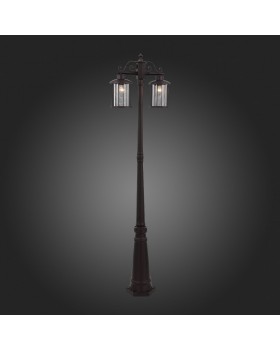 SL080.425.02 Светильник уличный наземный ST-Luce Темный кофе/Прозрачный, Темный кофе E27 2*100W LASTERO-foto5