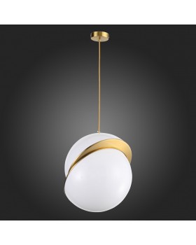 SL1164.333.01 Светильник подвесной ST-Luce Латунь/Белый E27 1*60W LAICO-foto8