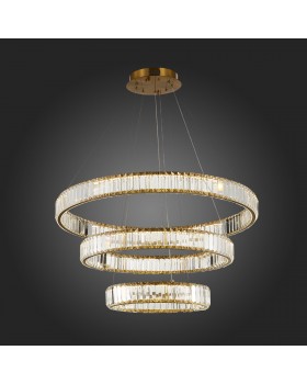 SL1622.303.03 Люстра подвесная ST-Luce Латунь/Прозрачный LED 1*122W 4000K TIVOLI-foto5