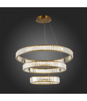 SL1622.303.03 Люстра подвесная ST-Luce Латунь/Прозрачный LED 1*122W 4000K TIVOLI-foto5