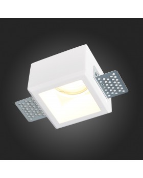 ST252.518.01 Св-к встр. из гипса белый GU10 1*50W IP20 L80xW80xH52 180-240V Без ламп ST252–254 GYPSUM-foto7