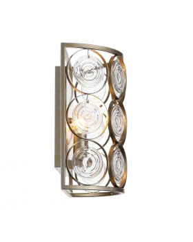 SL1105.201.02 Светильник настенный ST-Luce Золотистый с патиной/Золотистый, Прозрачный E14 2*60W SERANDA-foto3