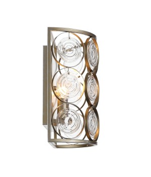 SL1105.201.02 Светильник настенный ST-Luce Золотистый с патиной/Золотистый, Прозрачный E14 2*60W SERANDA-foto3