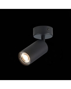 ST303.402.01 Потолочный светильник Мат. черный GU10 1*50W L100xW54xH168 220V Без ламп DARIO-foto3