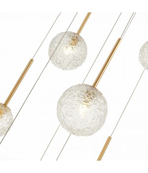 SL1152.203.08 Светильник подвесной ST-Luce Золотистый/Прозрачный G9 8*5W ARCOBALINO-foto10