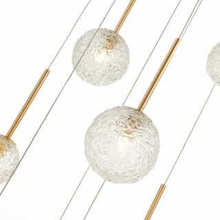 SL1152.203.08 Светильник подвесной ST-Luce Золотистый/Прозрачный G9 8*5W ARCOBALINO-foto10