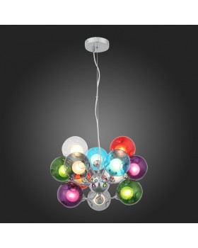 SL431.153.12 Люстра подвесная ST-Luce Хром/Разноцветный, Белый G9 12*5W DUALITA-foto12