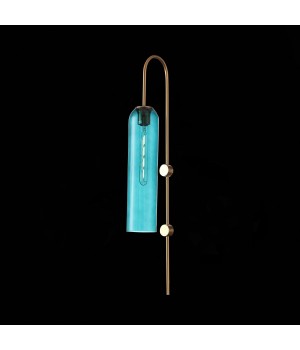 SL1145.381.01 Светильник настенный ST-Luce Латунь/Голубой E27 1*60W CALLANA-foto4