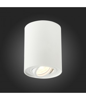 ST108.517.01 Светильник потолочный Мат. белый GU10 1*50W D98xH124 220V Без ламп TORUS-foto5