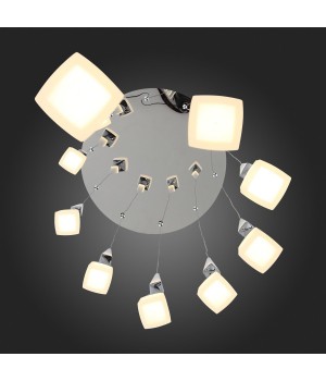 SL405.103.10 Светильник подвесной ST-Luce Хром/Белый, Хром LED 10*7W 3000K BOCHIE-foto12