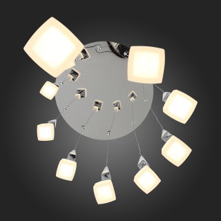 SL405.103.10 Светильник подвесной ST-Luce Хром/Белый, Хром LED 10*7W 3000K BOCHIE-foto12