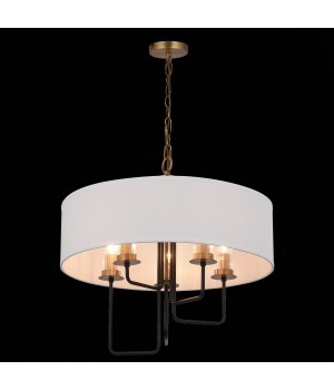 SL336.303.05 Люстра подвесная ST-Luce Коричневый, Бронза/Бежевый E14 5*60W DELAVERA-foto15