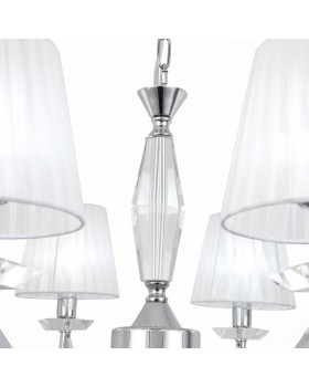 SL1756.103.08 Светильник подвесной ST-Luce Хром/Светло-серый E14 8*40W BELLO-foto10