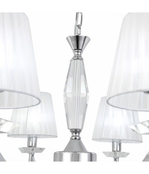 SL1756.103.08 Светильник подвесной ST-Luce Хром/Светло-серый E14 8*40W BELLO-foto10