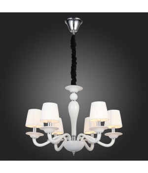 SL1112.503.06 Люстра подвесная ST-Luce Хром, Белый/Белый E14 6*40W SERENATTA-foto6