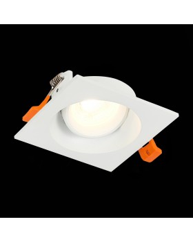 ST208.518.01 Св-к встр. Мат. белый GU10 1*50W L94xW94xH40 220V Без ламп MISURA-foto4