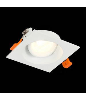 ST208.518.01 Св-к встр. Мат. белый GU10 1*50W L94xW94xH40 220V Без ламп MISURA-foto4