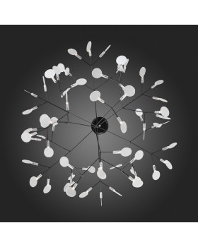 SL379.403.63 Люстра подвесная ST-Luce Черный/Белый LED 63*0,5W 3500K RAFINA-foto9