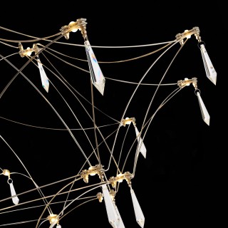 SL797.113.114 Люстра подвесная ST-Luce Хром, Прозрачный LED 114*0,45W 3000K GRAVETTA-foto6