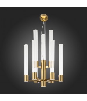 SL1229.303.09 Люстра подвесная ST-Luce Латунь/Прозрачный GU10 9*5W Terni-foto6