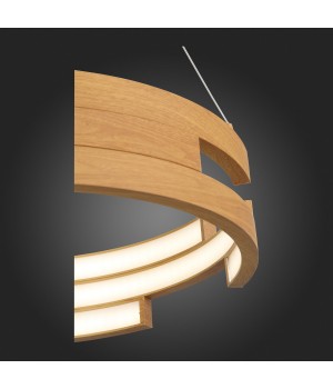 SL963.703.01 Люстра подвесная ST-Luce Светлое дерево/Светлое дерево, Белый LED 1*45W 4000K GENUINE-foto3