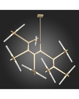 SL947.202.14 Люстра потолочная ST-Luce Золотистый/Белый G9 14*5W LACONICITA-foto5
