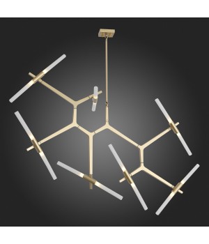 SL947.202.14 Люстра потолочная ST-Luce Золотистый/Белый G9 14*5W LACONICITA-foto5