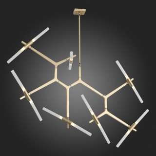 SL947.202.14 Люстра потолочная ST-Luce Золотистый/Белый G9 14*5W LACONICITA-foto5