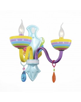 SL672.781.02 Бра ST-Luce Разноцветный/Разноцветный E14 2*40W ORNATO-foto2