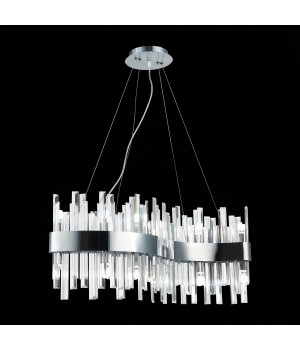 SL1160.113.12 Светильник подвесной ST-Luce Хром/Хром, Прозрачный G9 12*5W BAFO-foto11