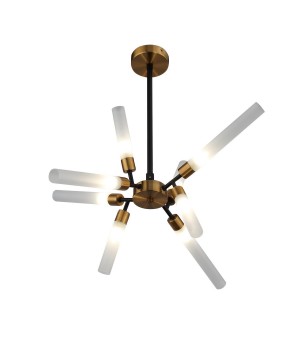 SL1620.242.08 Люстра потолочная ST-Luce Матовое золото, Черный/Белый G9 8*5W SPLIO-foto2