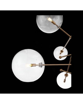 SL1205.303.06 Светильник подвесной ST-Luce Латунь/Прозрачный G9 6*5W SANDRO-foto7